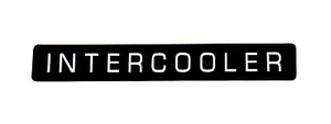 INTERCOOLER EMBLEM - Picture 1 of 1