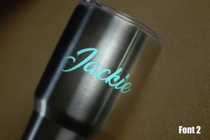 Personal Name Sticker - 2 Pack Customized for Personal Places - Foto 1 di 10