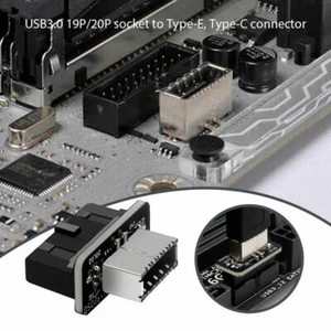 Type C front Type E Adapter 20pin to 19pin Converter USB 3.0 Internal Header - Picture 1 of 12