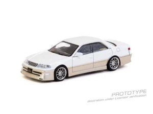Tarmac Works 1:64 Vertex Mark II JZX100 weiß metallic Diecast Modellauto - Bild 1 von 4
