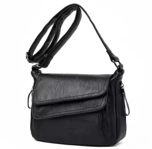 Ladies Girls Luxury Handbag High Quality Soft Leather Crossbody Fashion Tote - Picture 1 of 12