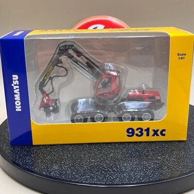 Komatsu 1/87 Harvester 931XC 8 wheels Diecast Scale Model Japan 1:87 original - Image 1 of 4