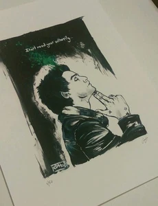 Billie Joe Armstrong portrait - Green Day - A4 Fine Art Print - Limited Edition - Picture 1 of 1