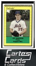 Jeff Henderson 1991 ProCards #3808  Kingsport Mets