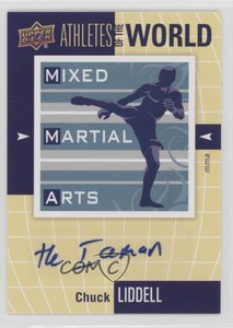 2011 Upper Deck World of Sports Athletes the Chuck Liddell (The Iceman) Auto