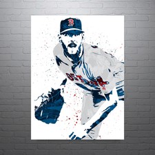 Chris Sale Boston Red Sox Sports Print, Man Cave-FREE US SHIPPING