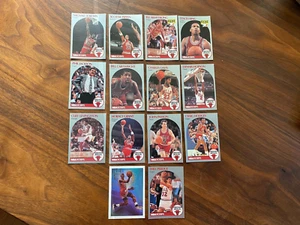 1990-91 NBA Hoops Chicago Bulls 14 Card Team SET MJ/Jordan Pippin WITH CHECKLIST - Picture 1 of 2