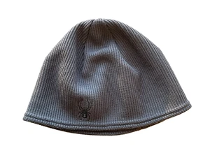 SPYDER GRAY STRETCH BEANIE HAT WOMEN'S MEN'S SIZE L/XL LARGE XL - Picture 1 of 3