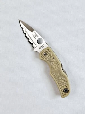 Spyderco CPM-S30V Native OIF Operation Iraqi Freedom Folding Lock Blade Knife - Image 1 of 4