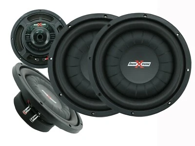 2x SoundXtreme ST-710 10" 800W Max Power Slim/Shallow Mount Car Audio Subwoofer - Image 1 of 4