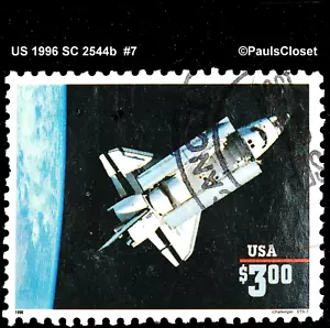 US 1996 SC 2544b 3,00 $ SPACE SHUTTLE CHALLENGER UNG SELBSTKLEBEND FEIN #7 - Bild 1 von 2
