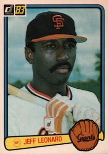 1983 Donruss Baseball #474 - Jeff Leonard - San Francisco Giants 83-571 - Bild 1 von 2