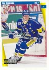 1997-98 Swedish Upper Deck #94 ESA KESKINEN - HV 71 Blue Bulls
