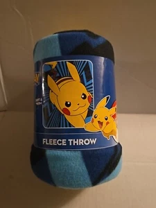 Pokemon Pikachu Blanket 40"x 50" Fleece Throw Blanket Northwest 2015 - Picture 1 of 7