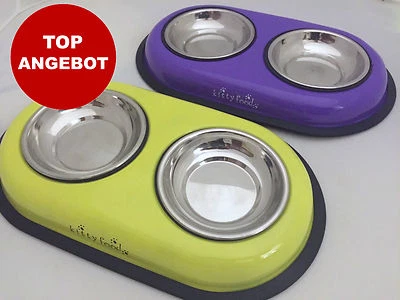 Fressnapf Trinknapf Edelstah Napf Futternapf Wassernapf Futternapf Hund Katze - Bild 1 von 4