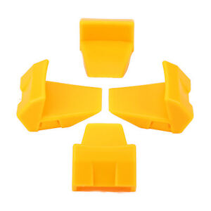 4pcs Tyre Changer Clamping Jaw Protector Yellow Wheel Rim Guard for Tire Chang