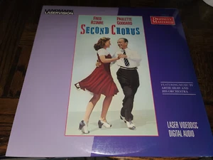 Second Chorus Laserdisc Fred Astaire Paulette Goddard Sealed - Picture 1 of 2