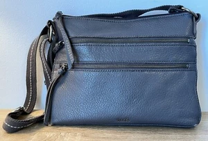 The Sak Damen Reseda schiefergrau Leder klassische Schulter Handtasche Stil Reißverschlüsse - Bild 1 von 12