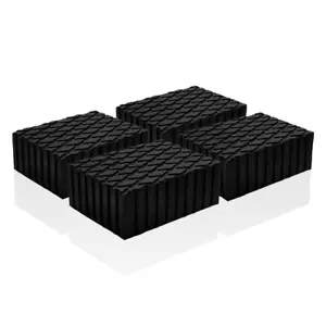 4 Stk Gummiklotz Gummiaufnahme Hebebühne 160x120x60mm Robust Consul RAV Nussbaum - Bild 1 von 7