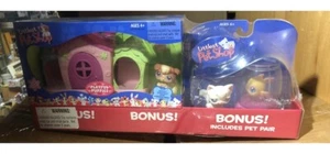 NUEVO LPS Littlest Pet Shop Playful Puppies BONO Gato y Pez 2004 - Imagen 1 de 4