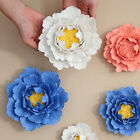  Ceramic Flower Wall Art Faux Flowers Outdoor Artificial for Peony Baby