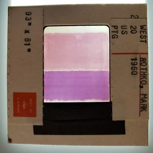 Mark Rothko Untitled 1960 Art 35mm Slide - Picture 1 of 4