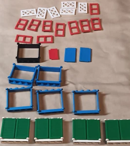 B Lego Lot 45 Vintage Window Frame Shutters Panes 3853 1 x 4 x 3 3856 2529 - Picture 1 of 10