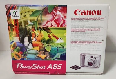 Фотоаппарат Canon PowerShot A85 с оригинальной коробкой и новой пленкой - Изображение 1 из 4