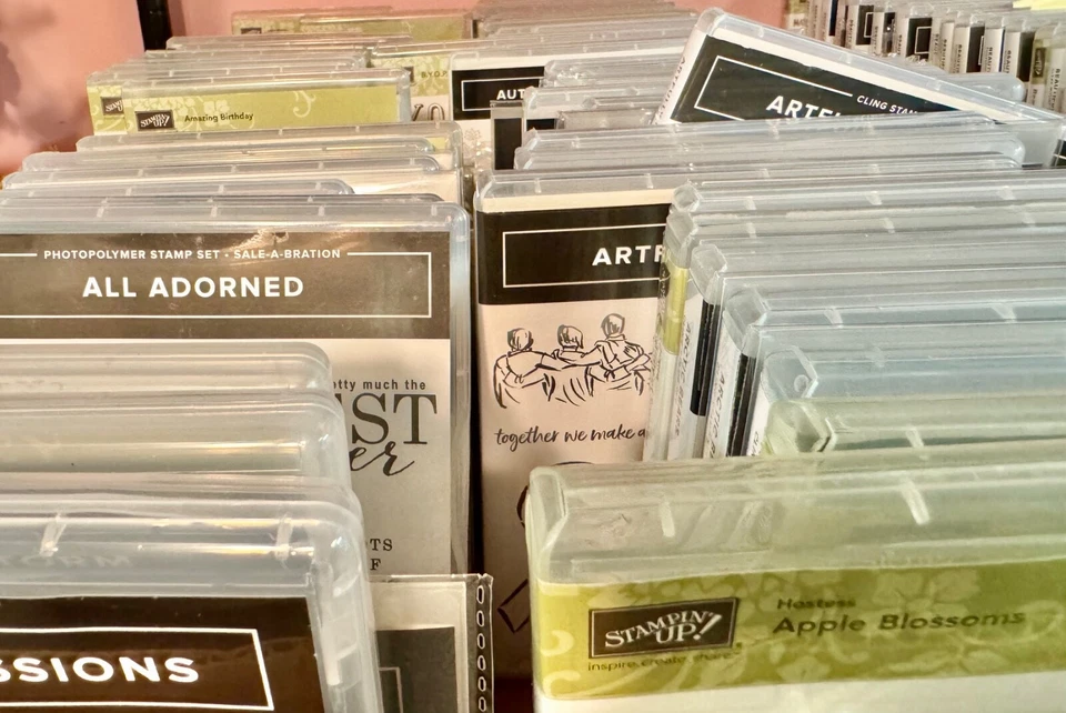 Stampin' Up! Juegos de estampillas adhesivas/fotopolímero *nuevas* Foto 1 de 1