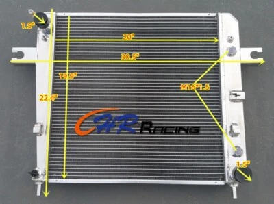 Radiador de aluminio para Jeep Liberty KJ 2002-2007 3,7 L V6 AT 2003 2004 2005 2006 Foto 1 de 4