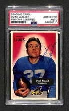 Doak Walker 1955 Bowman Signed Autographed Card #1 PSA Very Rare HOF (RC)