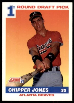 1991 Score #671 Chipper Jones RC - Image 1 of 2