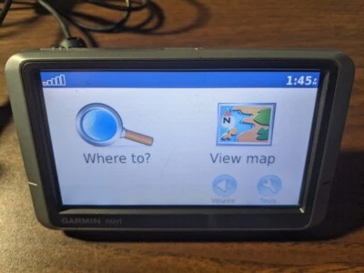 Garmin NUVI 260W GPS Navigation System with Vehicle Charging Cord  - Image 1 of 3