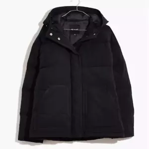 NEW Madewell Holland Quilted Puffer Parka in black, 3X - Picture 1 of 24