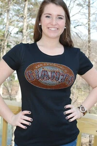 Giants Strass Bling Shirt XS S M L XL XXL 1X 2X 3X 4X 5X - Bild 1 von 9