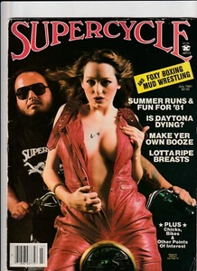 Supercycle Magazine, July 1981; motorcycle lifestyle; w/centerfold; VG++ - Picture 1 of 1