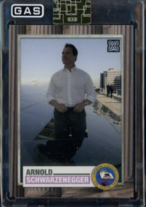 2023 GAS Arnold Schwarzenegger Governator Trading Card G1 G-1 Encased Election