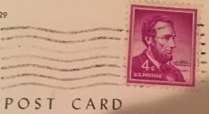 LINCOLN 100% AUTHENTIC 4 CENT STAMP