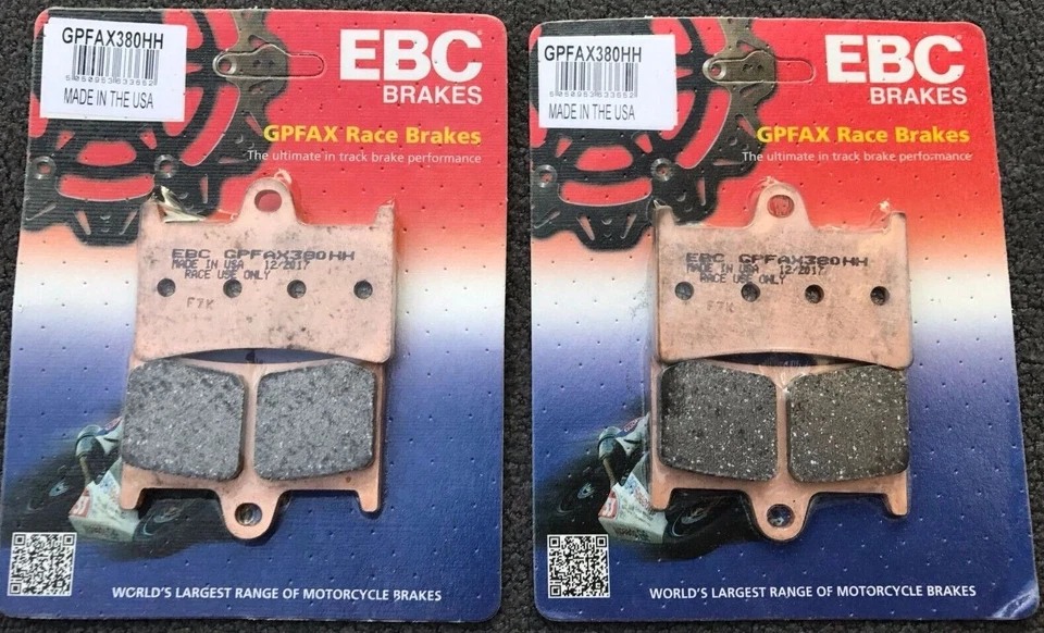 2 件套 EBC GPFAX 全赛车前刹车片 雅马哈 YZF-R6 / YZF-R1 - GPFAX380HH — 第 1/1 张图片