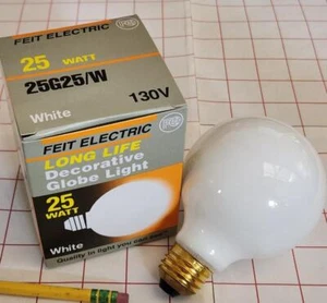 Globe 3" Bulb Dimmable Qty-4 Soft White 2700K 1500Hr Med Base 25W 130V OQ44 - Picture 1 of 2