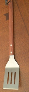 Spatola griglia barbecue vintage DANSK acciaio inox con bellissimo manico in legno di teak usata in ottime condizioni - Foto 1 di 6