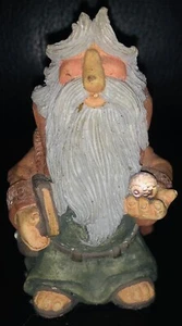 4"Height Garden🪴Gnome with Crystal Ball🔮and Book Of Spells📓 - Bild 1 von 5