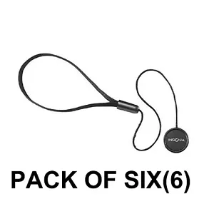 PACK OF SIX(6) - Lens Cap Holder With Elastic Loop Universal Black - Picture 1 of 5