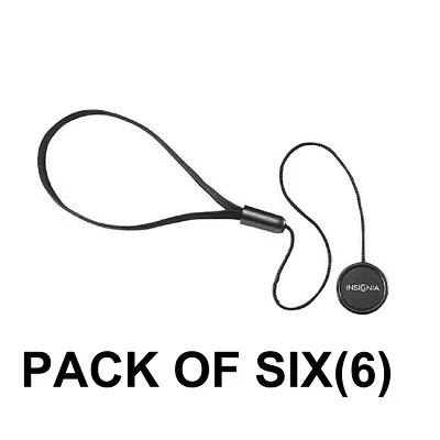 PACK OF SIX(6) - Lens Cap Holder With Elastic Loop Universal Black - Image 1 of 4