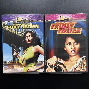 Pam Grier DVD Lot Soul Cinema, Foxy Brown (1974), Friday Foster (1975) Rare OOP - Picture 1 of 5