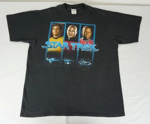 Vintage 1994 Winterland Star Trek black shirt fits XL SCI-FI TV Movie promo - Picture 1 of 20