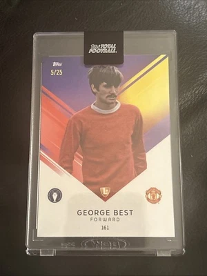 2025/26 Topps Total Football George Best - Base Series 1 (UCC) #5/25 - Image 1 of 3