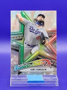 Tony Gonsolin 2021 Topps Chrome Refractor Future Stars 🔥 Dodgers - Picture 1 of 2