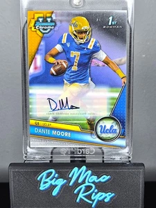 2023 Bowman U Chrome Dante Moore #133 1st Auto UCLA Oregon - Picture 1 of 2