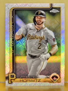 2025 Spencer Horwitz #243 Topps Chrome Fanatics Megabox Exclusive Refractor - Picture 1 of 2